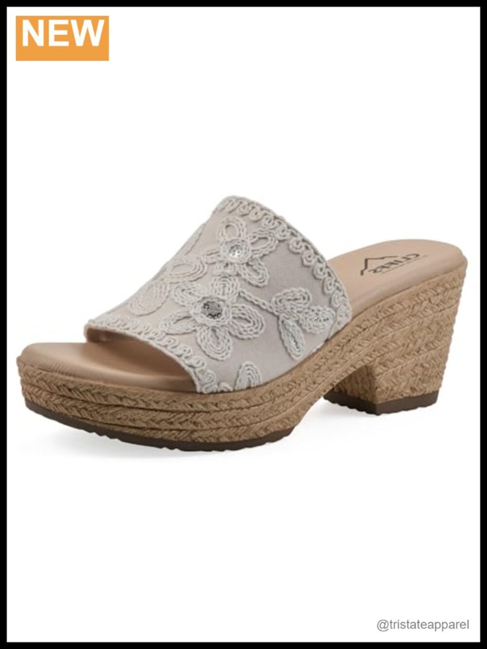 Cushioned Platform Wedge Sandal Floral Slip On Open Toe Casual